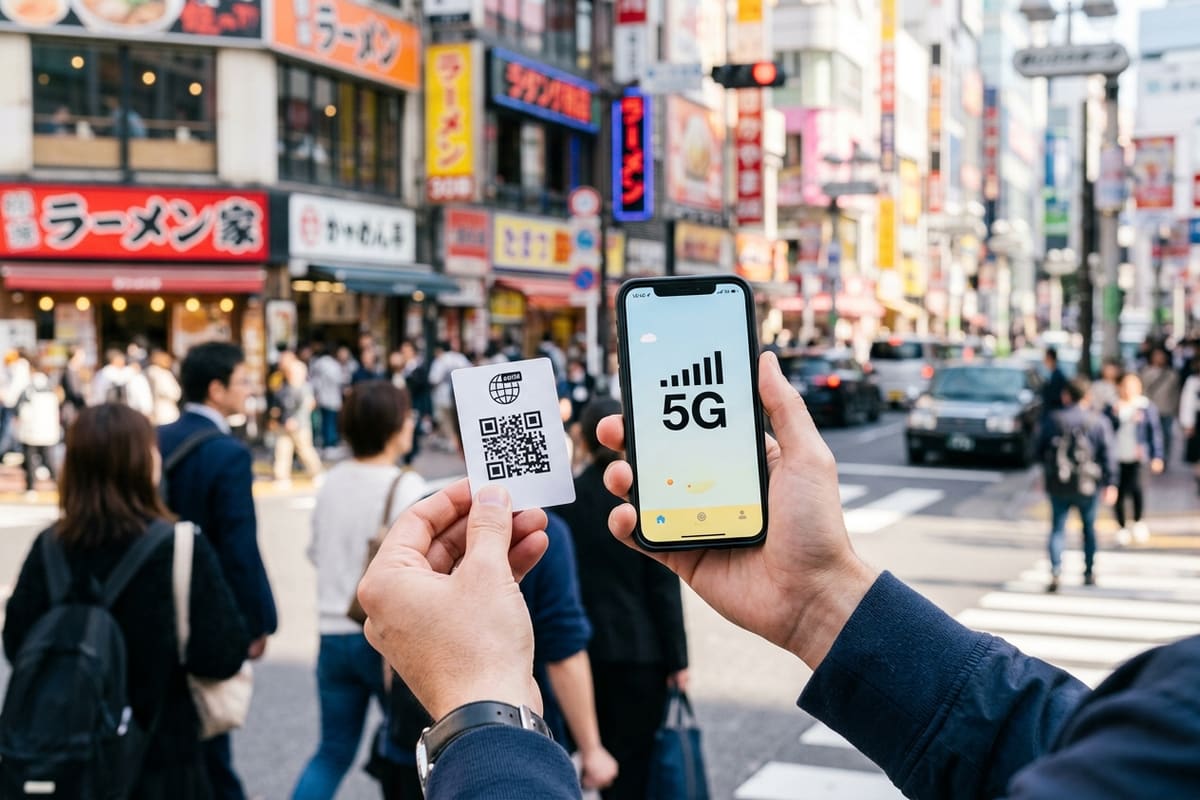 eSIM voyage : Internet dès l’arrivée
